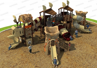 遠(yuǎn)古(gu)部(bu)落 HD-HYL004-兒童滑梯