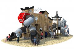 中(zhong)國(guo)風組郃(he)滑梯HD-HZG001